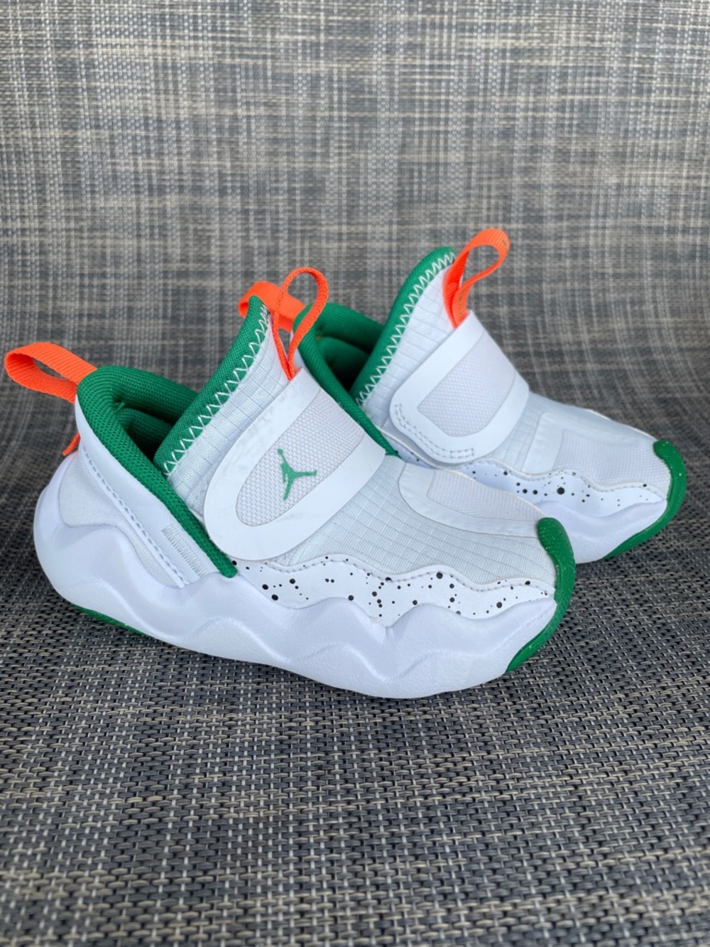 Air Jordan 23/7 TD 'Hurricanes' DQ9294-018 Slip-On Sneakers Infant kids size 6
